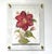 Contemporary Crimson Clematis — Hand Textured Red Flower Art For Sale - Image 3 of 7