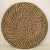 Mid 20th Century Vintage Natural Woven Round Trivet For Sale - Image 5 of 5