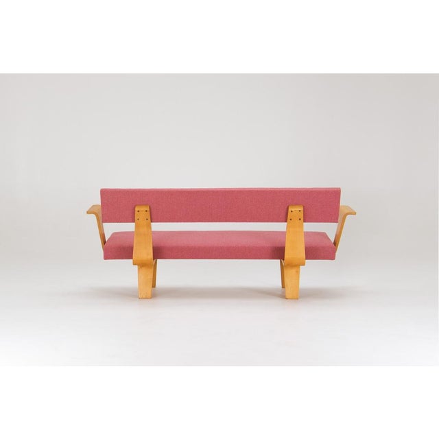 Brown Two-Seater Sofa by Cor Alons for C. De Boer, 1950s For Sale - Image 8 of 18