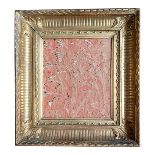 19th Century German Gilt Cove Picture Painting Frame by Theodor Metz For Sale