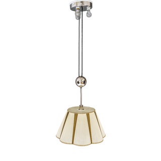 Adjustable Art Deco Pendant with Original Fabric, 1920s For Sale