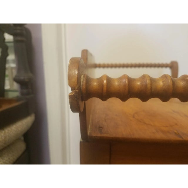 American Antique American Pine End Table For Sale - Image 3 of 13