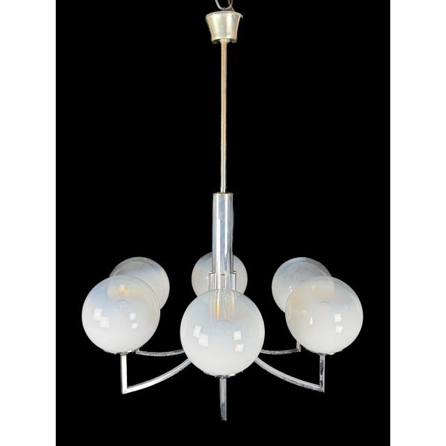 Vintage Italian Chandelier in Murano Glass, 1960s For Sale - Image 7 of 14