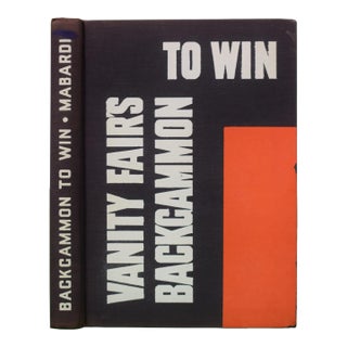 "Vanity Fair's Backgammon to Win" 1930 Mabardi, Georges For Sale