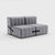 2-Seater Modular Sofa in Jet Fabric by Ambivalenz, Set of 4 For Sale - Image 18 of 18