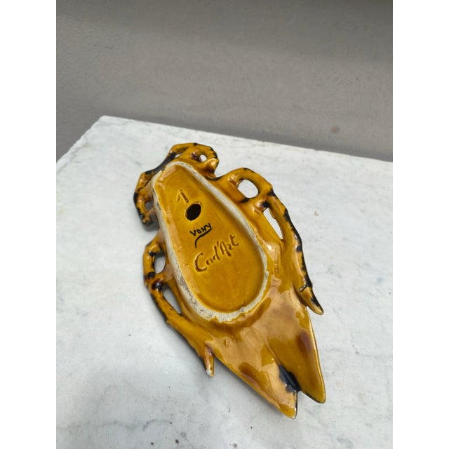 Mid-Century French Majolica Cicada Applique For Sale In Austin - Image 6 of 6