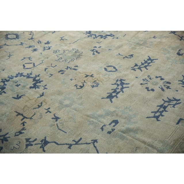 Vintage Distressed Oushak Carpet - 11' x 16'3" For Sale - Image 9 of 13