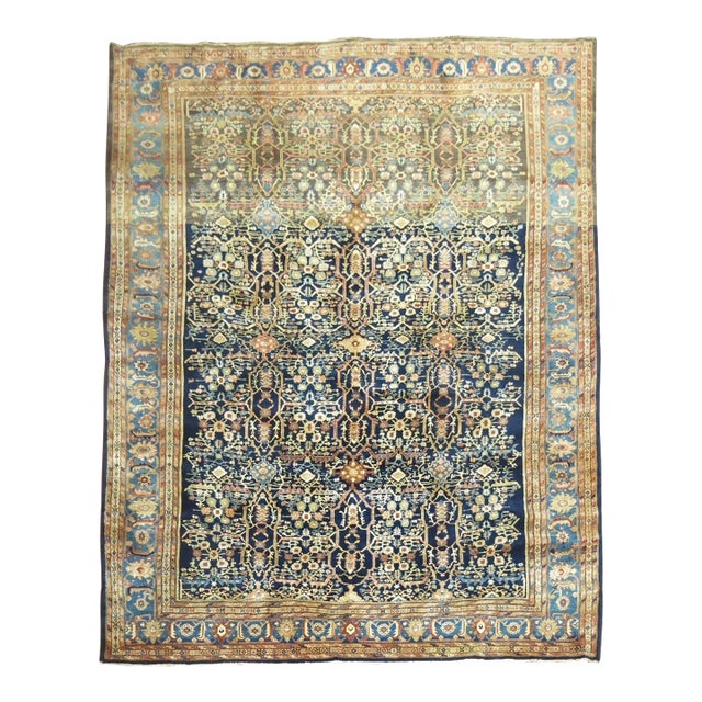Early 20th Century Zabihi Collection Persian Malayer Rug - 10'7" x 12'8" For Sale
