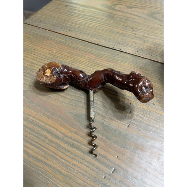 Vintage Mid 20th Century French Natural Grapevine Corkscrew For Sale - Image 14 of 15