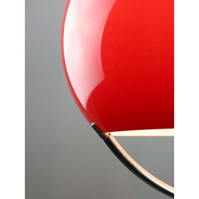Italian Space Age Red Jolly Pendant Lamp from Guzzini For Sale - Image 9 of 18