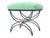 1980s Hand-Forged Sculptural Wrought Iron Accent Benches in Dark Green Mohair- A Pair For Sale - Image 9 of 13