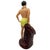 Brown Mid 20th Century Hand Painted Hawaiian Hula Girl & Male Surfer Ceramic Statue Set For Sale - Image 8 of 9