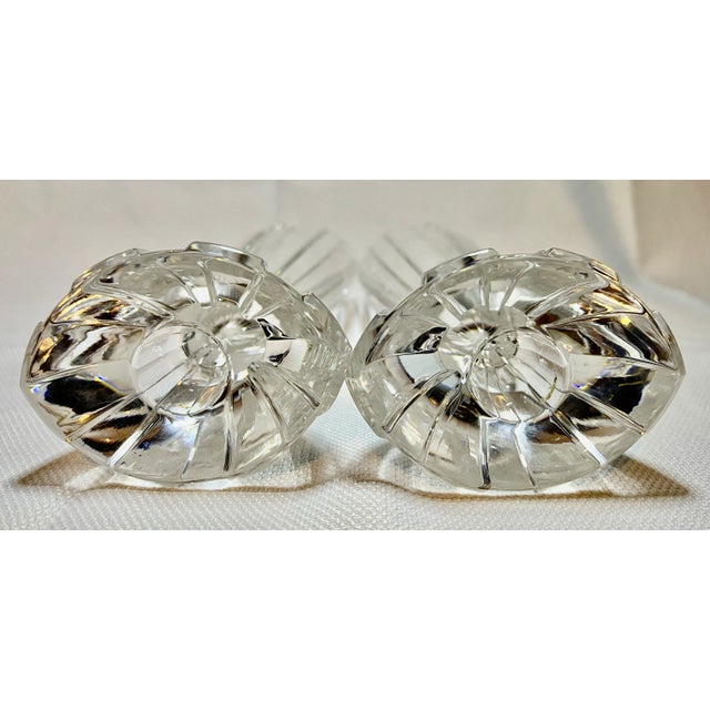 Waterford Vintage Marquis by Waterford Crystal Candlesticks / Bud Vases- a Pair For Sale - Image 4 of 6
