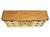 Stanley Furniture Solid Pecan Antiqued Yellow Cream Painted Mediterranean 73" Triple Door Dresser 4723-05 For Sale - Image 11 of 15