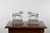 Early 20th Century Early 20th Century Pair of English Turn of the Century Metal Bookends Depicting Prancing Horses For Sale - Image 5 of 12
