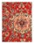 Mahal design rug. Handmade and hand-knotted in fine lambswool on a cotton foundation. Vegetable dyed hand-spun wool rug....