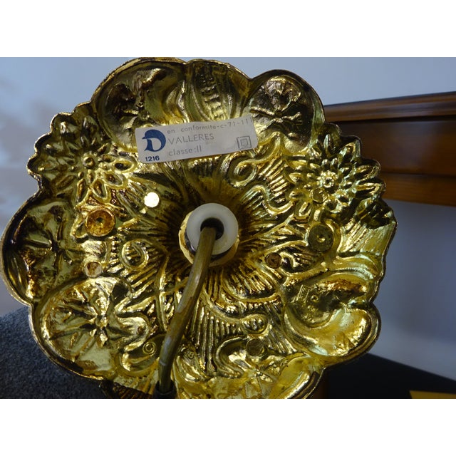 Bronze Swan-Neck Lamp from Le Dauphin, 1976 For Sale - Image 13 of 16