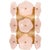 Kate Spade New York for Visual Comfort Signature Leighton Small Sconce in Soft Brass with Blush Tinted Glass For Sale