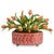Williamsburg for Port 68 Floral Vine Scallop Footed Oval Planter, Coral For Sale In Chicago - Image 6 of 7