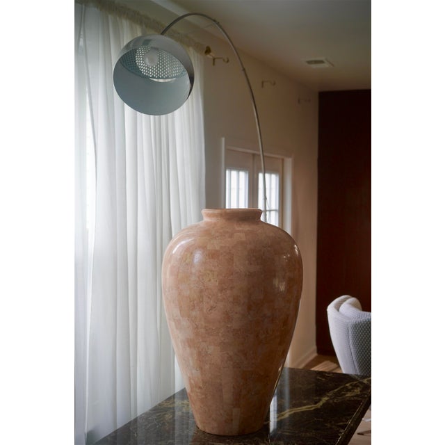 Hand-selected for the House of Beautiful Things collection, this monumental Postmodern floor vase is a spectacular...