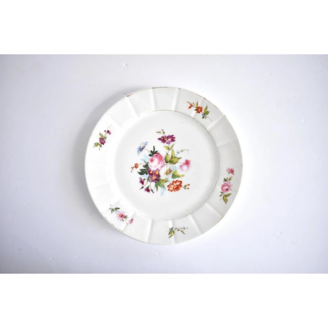 Antique Botanical Porcelain Dessert Plates - Set of 5 For Sale - Image 4 of 11