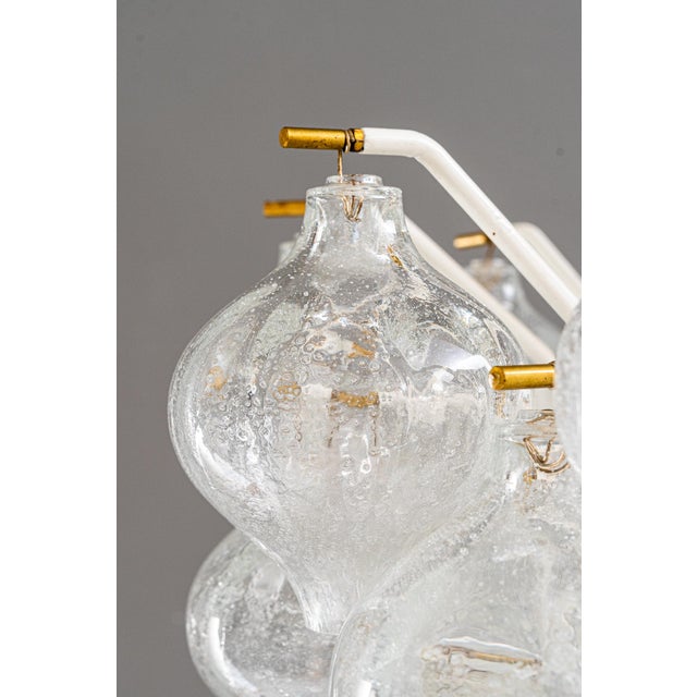 Mid-Century Modern Tulipan Ceiling Lamp from J.T. Kalmar, 1960s For Sale - Image 3 of 18