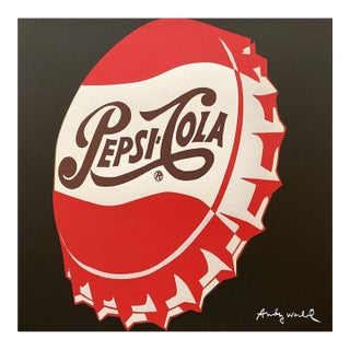 Andy Warhol Vintage 1986 Limited Edition Large Fine Art Lithograph Print " Pepsi-Cola " 1962 For Sale