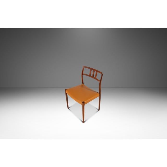 1960s Set of Four (4) Danish Modern Møller Model 79 Side Chairs in Teak by Niels Otto Møller for j.l. Møller Mobelfabrik, Denmark, C. 1960's For Sale - Image 5 of 18