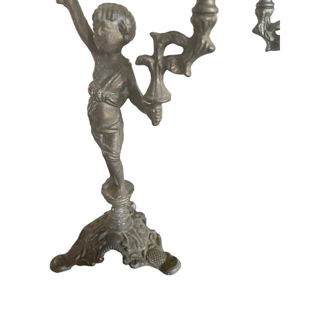 Early 20th Century French Candlesticks - a Pair For Sale - Image 11 of 11