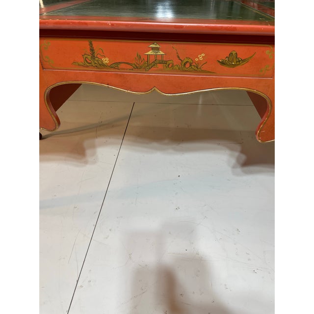 Louis XV Style Chinoiserie Writing Desk by Baker For Sale - Image 12 of 12
