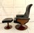 1970's Westnofa Norwegian Modern Reclining Lounge Chair and Ottoman For Sale - Image 9 of 18