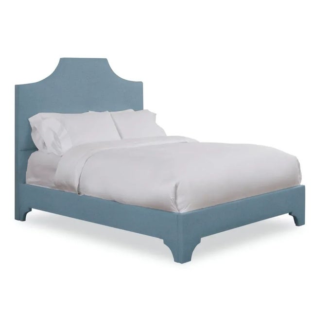 This listing includes the entire bedframe, including the headboard, rails, and footboard. From Chairish's line of bespoke...