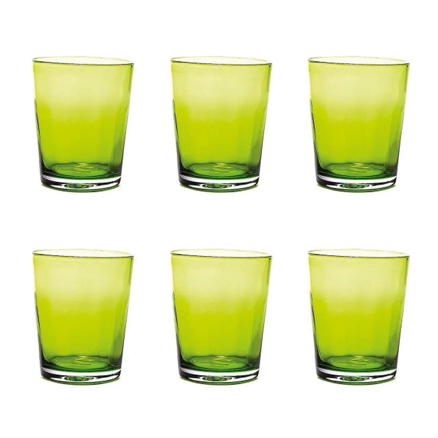 Zafferano Zafferano Bei Tumbler Apple Green - Set of 6 For Sale - Image 4 of 4