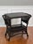 Boho Chic Bar Harbor Wicker Library or Side Table With Magazine Pockets in Brown, C. 1915 For Sale - Image 3 of 18