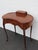 French Early 1900s Kidney Shape Carved Inlaid Small Writing Desk 6620 For Sale - Image 9 of 16