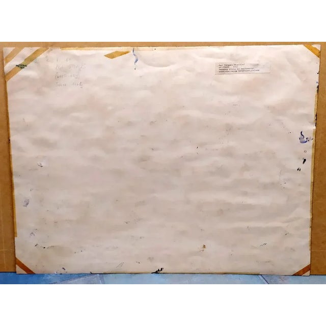 Agi Straus, Abstract Composition, 1962, Gouache on Paper For Sale - Image 3 of 4