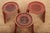 Wood Wooden Stools with Table with South American Motifs, Set of 3 For Sale - Image 7 of 12