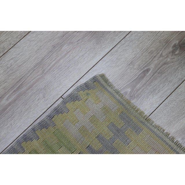 1980s Vintage Geometric Anatolian Kilim For Sale In Sacramento - Image 6 of 9