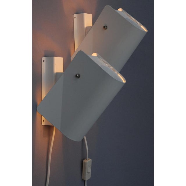 Wall Lamps by Börge Lindau & Bo Lindekrantz for Zero Light Co, 1980s, Set of 2 For Sale - Image 12 of 14