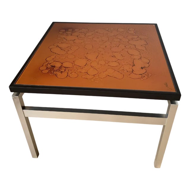 Space Age Coffee Table by Jean René Talopp, 1970s For Sale