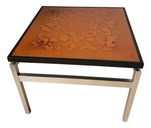 Space Age Coffee Table by Jean René Talopp, 1970s