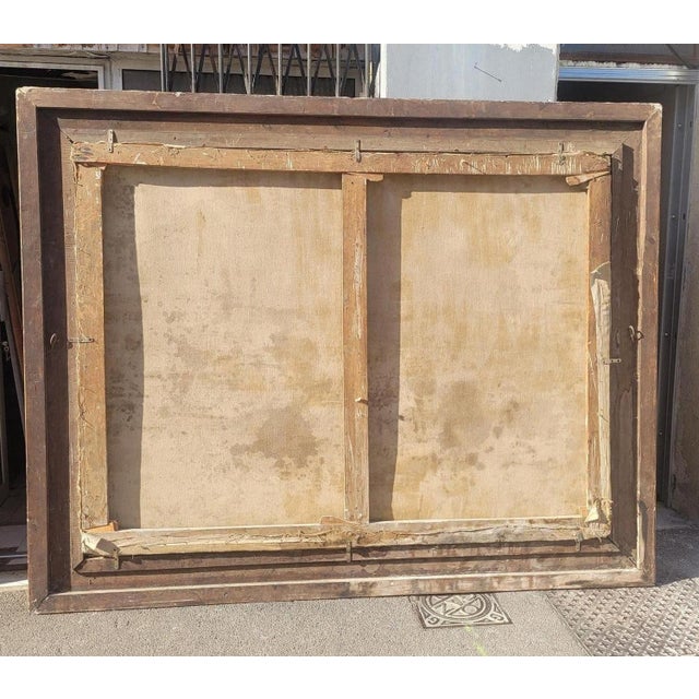 Animated Landscape, 17th Century, Oil on Canvas, Framed For Sale - Image 17 of 18