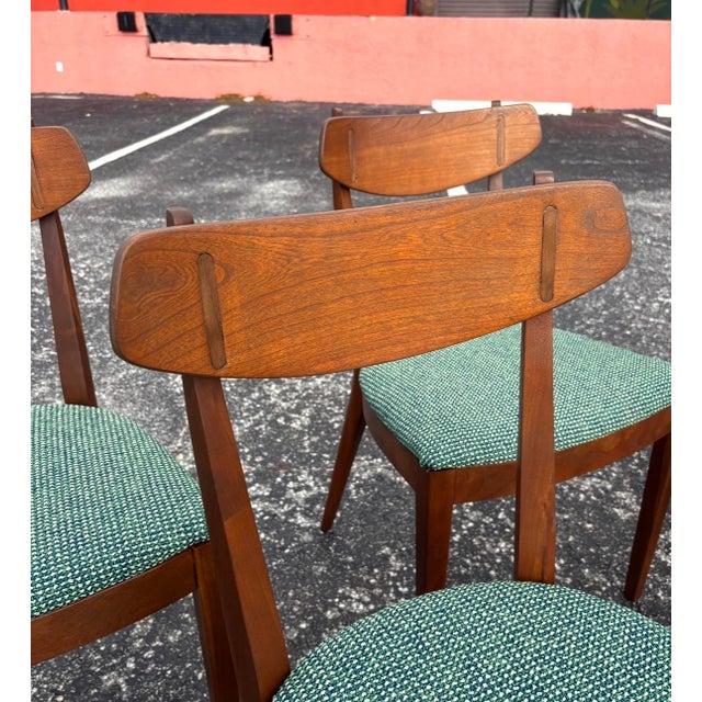 Restored Mid Century Drexel Sun Coast Dining Chairs - 8 For Sale - Image 16 of 18