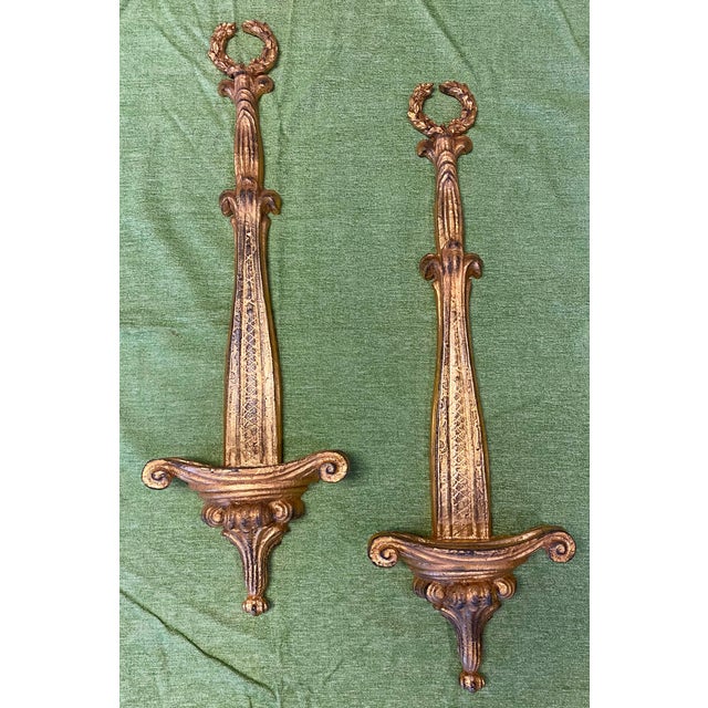 Late 20th Century Gold Plate Holders A Pair Chairish Source high quality products in hundreds of categories wholesale direct from china. late 20th century gold plate holders a pair