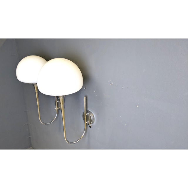 Mid-Century Italian Wall Lamps by Goffredo Reggiani for Reggiani, 1970, Set of 2 For Sale - Image 12 of 15