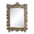 Large Continental Mirror With Beveled Glass and Grapevine Motif For Sale