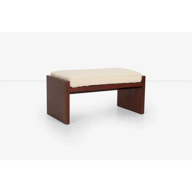 Roger Lee Sprunger for Dunbar Rosewood Bench 1965 For Sale - Image 4 of 8