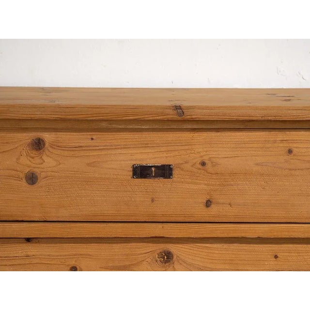 Brown French Provencal Chest of Drawers, 1920s For Sale - Image 8 of 11