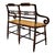Oxblood Red Early 19th Century “American Fancy” Faux Rosewood Paint-Decorated Sheraton Bench For Sale - Image 8 of 14