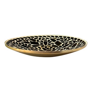 Mid-Century Mosaic Tile Decorative Bowl - 11.25” For Sale